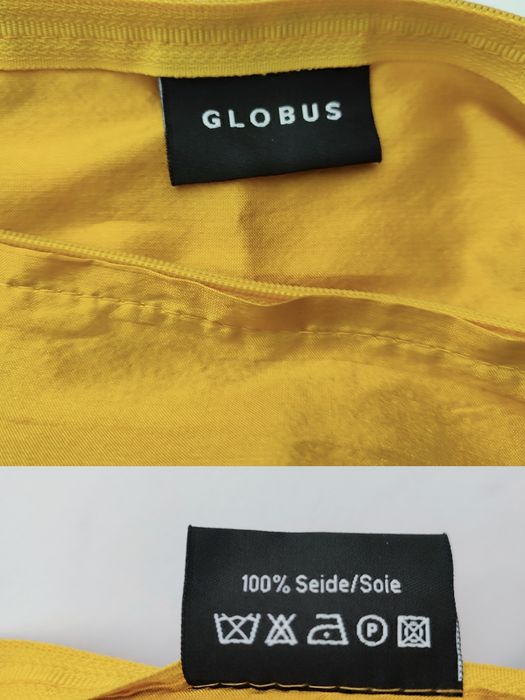 Шелковая наволочка натуральный шелк золотистая Globus