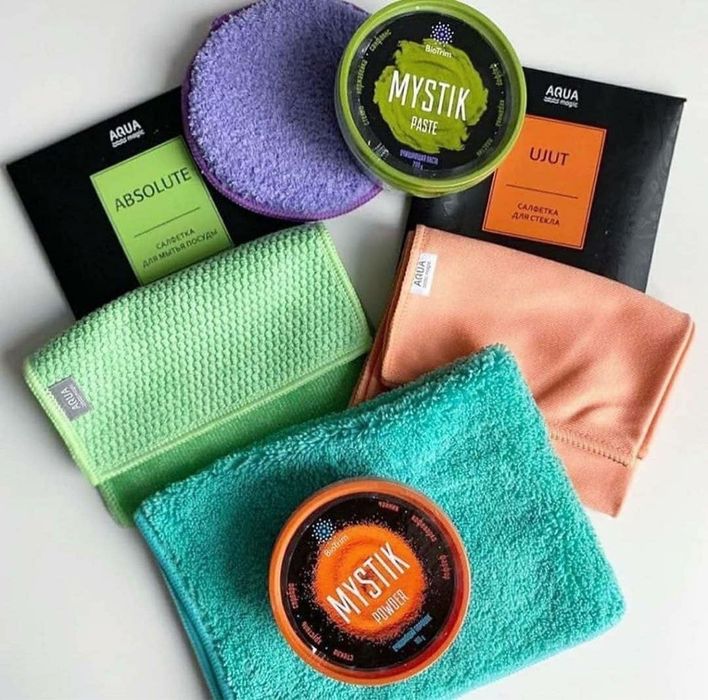 Акція. Грінвей - серветки для скла, миє без засобів Диск, Містік