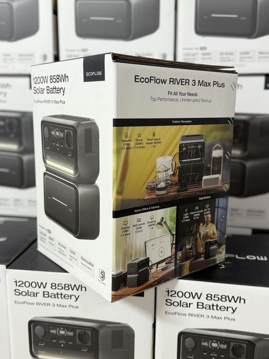 Зарядна станція EcoFlow RIVER 3 Max Plus (EFRIVER3MaxPlus-EU-CBOX)