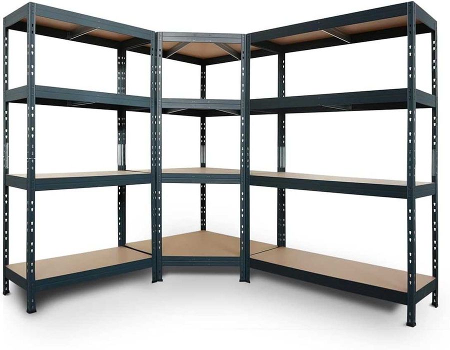 3x REGAŁ METALOWY do 1440kg 4x360kg - 180cm / 45cm - 90/90/120  FV23% - made in EU