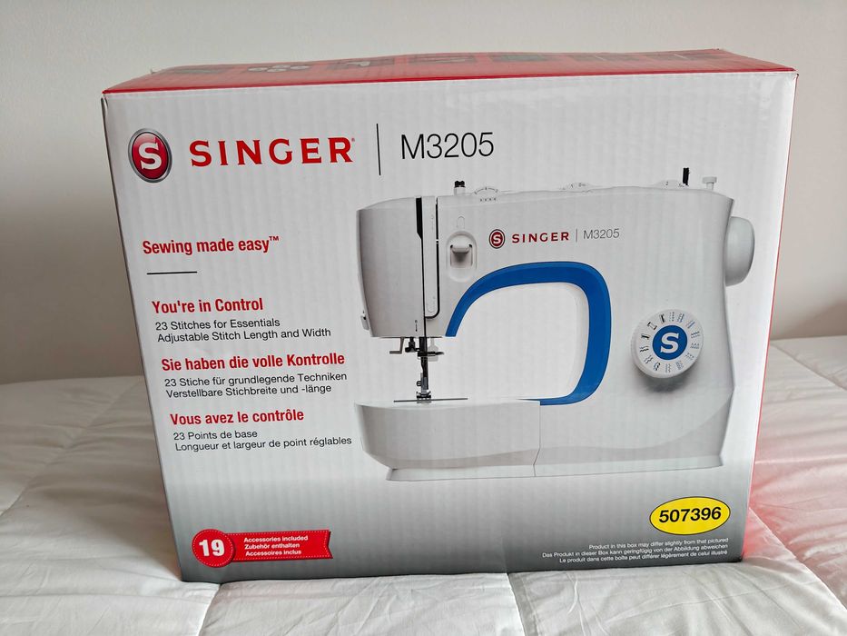 Máquina costura Singer M3205 nova