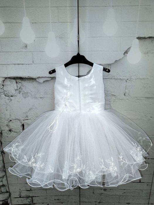 Сукня біла плаття платячко сніжинка 1-2 роки