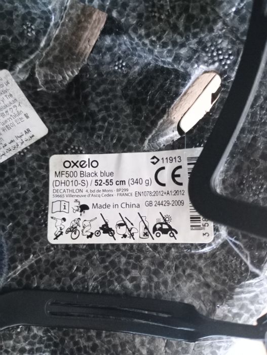 Kask oxelo 52-55cm