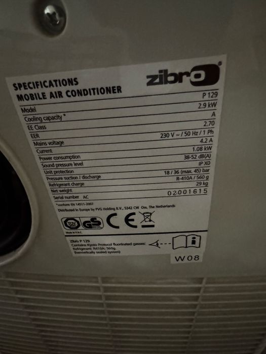 klimatyzator przenośny Zibro P 129