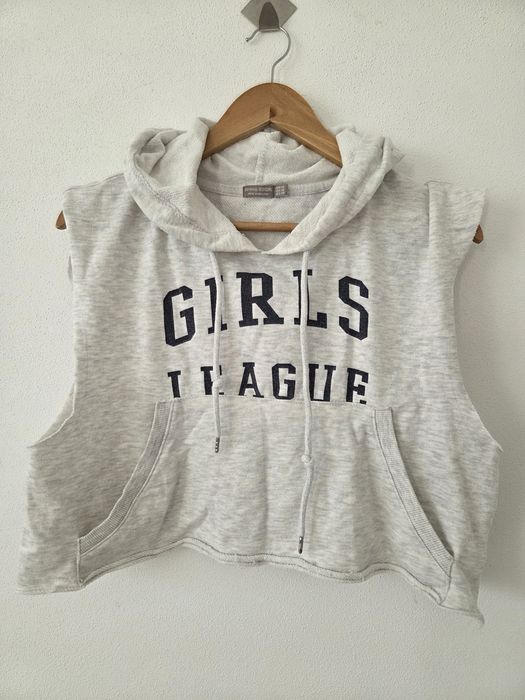 Bluza bez rękawów kamizelka kaptur kieszeń Bershka M 38 10