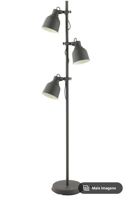 Candeeiro de pé com 3 projetores IKEA HEKTAR
