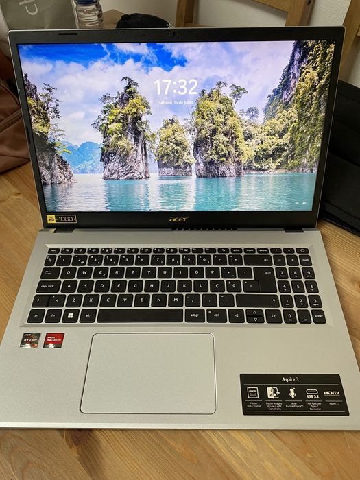 Acer aspire 3 AMD Ryzen pc portátil