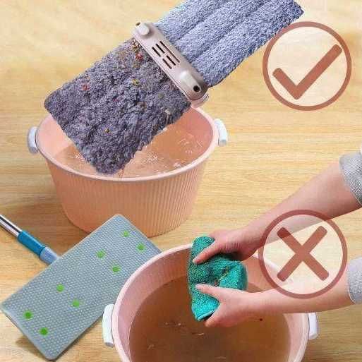 Швабра лентяйка для быстрой уборки с отжимом Spin Mop 360