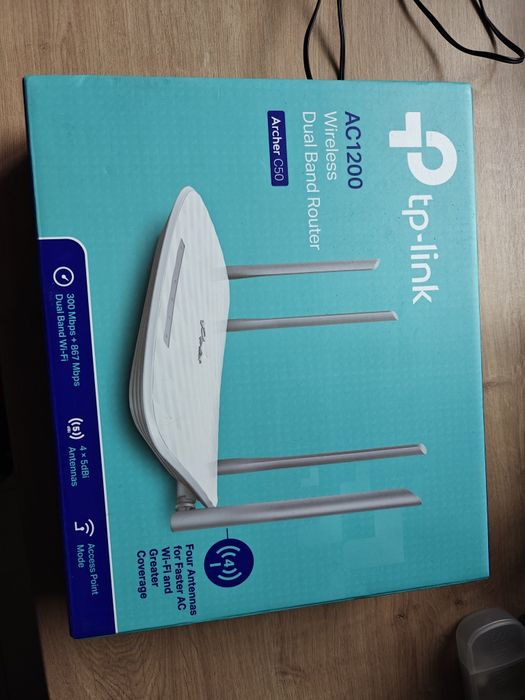 Router TP-LINK Archer C50 AC1200 2.4 / 5 GHz (DualBand)