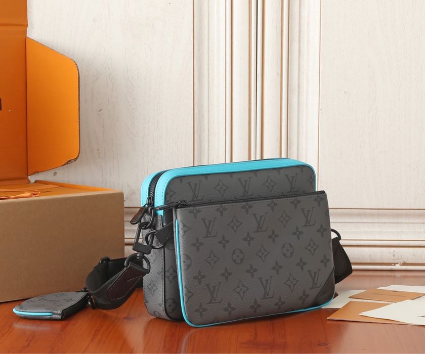 Bolsa Luis Vitton Trio Messenger Monogram Eclipse