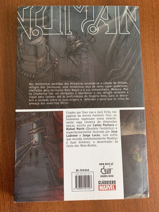 Inumanos BD conforme fotos