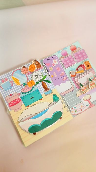 Альбом книга гра на липучках Балерина капучіна Ballerina cappuccino