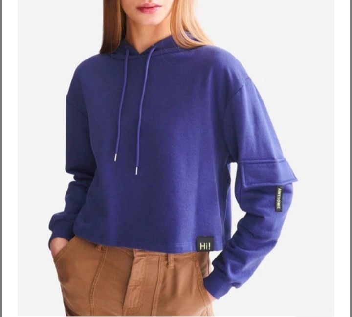 Худі жіноче XL вкорочене