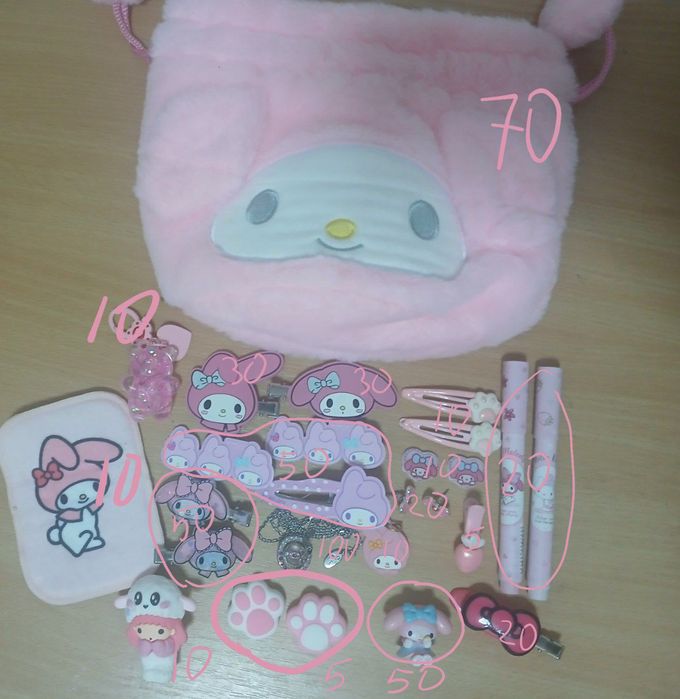 разное аксессуары jirai kei jojifuku my melody hello kitty kuromi