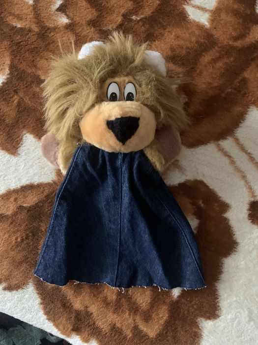 Fsjna maskotka/kukiełka lew - handmade