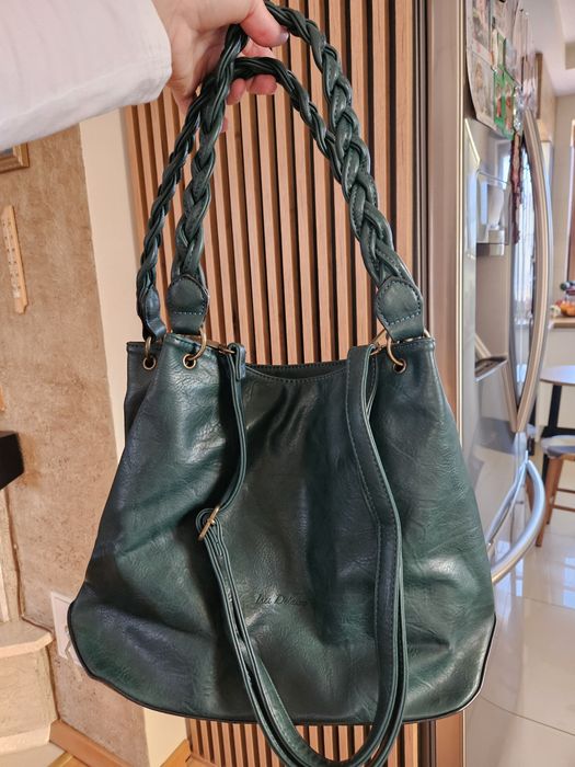 Torebka kolor butelkowa zieleń