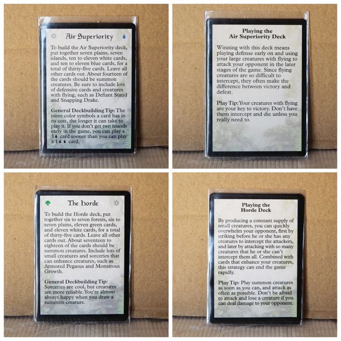 Strategy Cards - Magic the Gathering