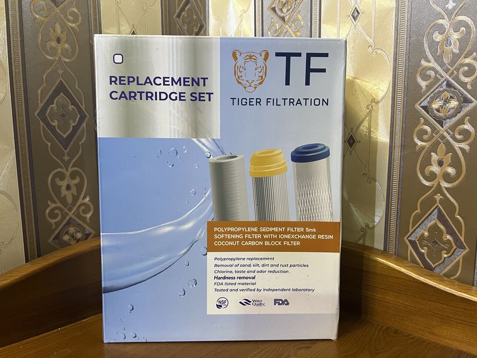 Комплект картриджей для умягчения воды TIGER FILTRATION Тайвань