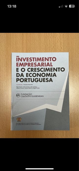 Investimento empresarial: E o crescimento da economia portuguesa