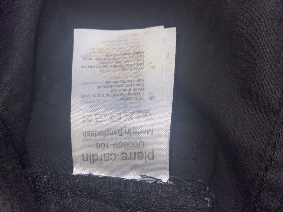 Spodnie czarne Pierre Cardin M 34