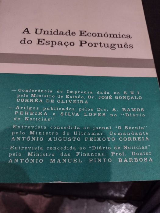 A Unidade Económica do Espaço Português
