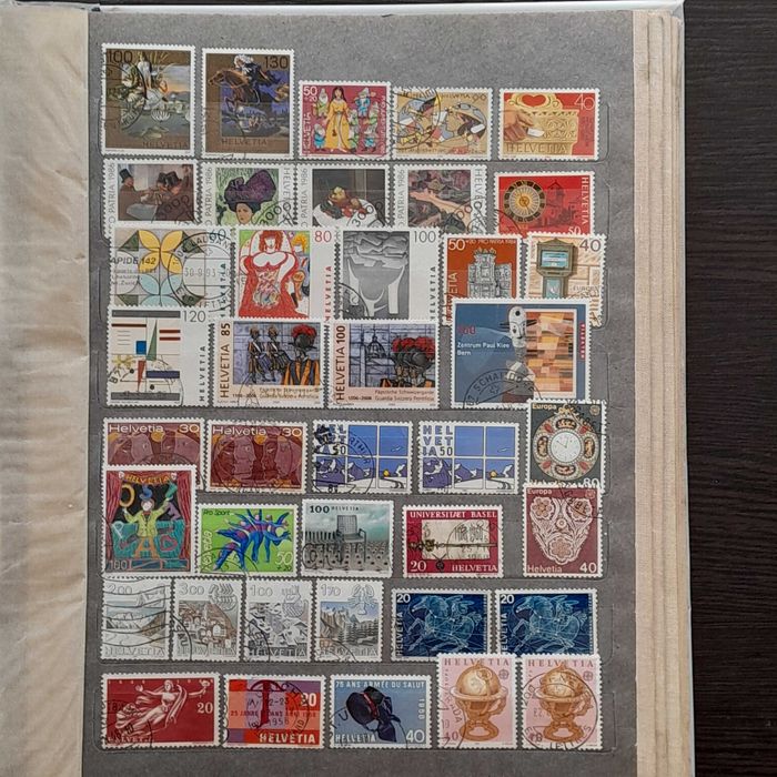Альбом 27. Марки - Швейцарія.