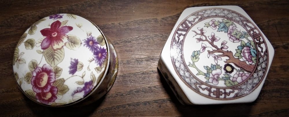 Caixinhas de porcelana fina