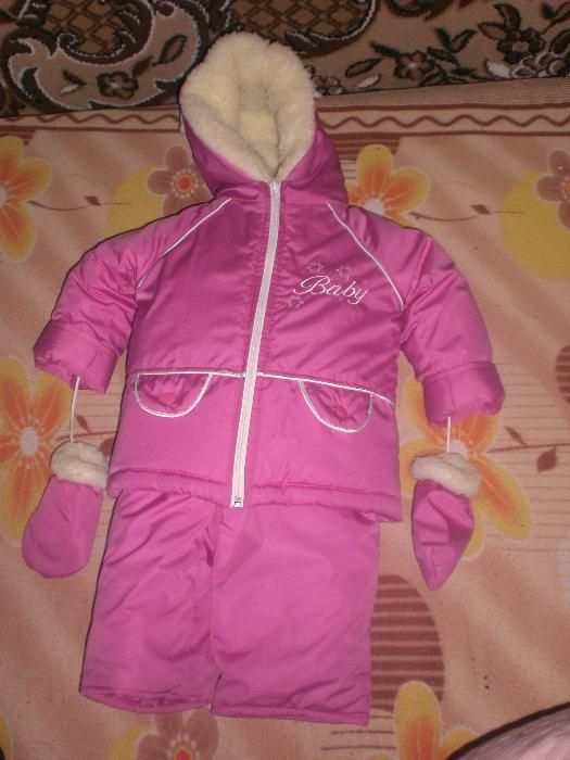 костюм зимній для дівчинки 1-1.5р