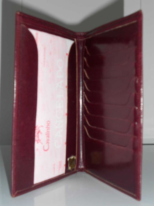 Carteira em Pele para cheques NOVA [Novo Preço]