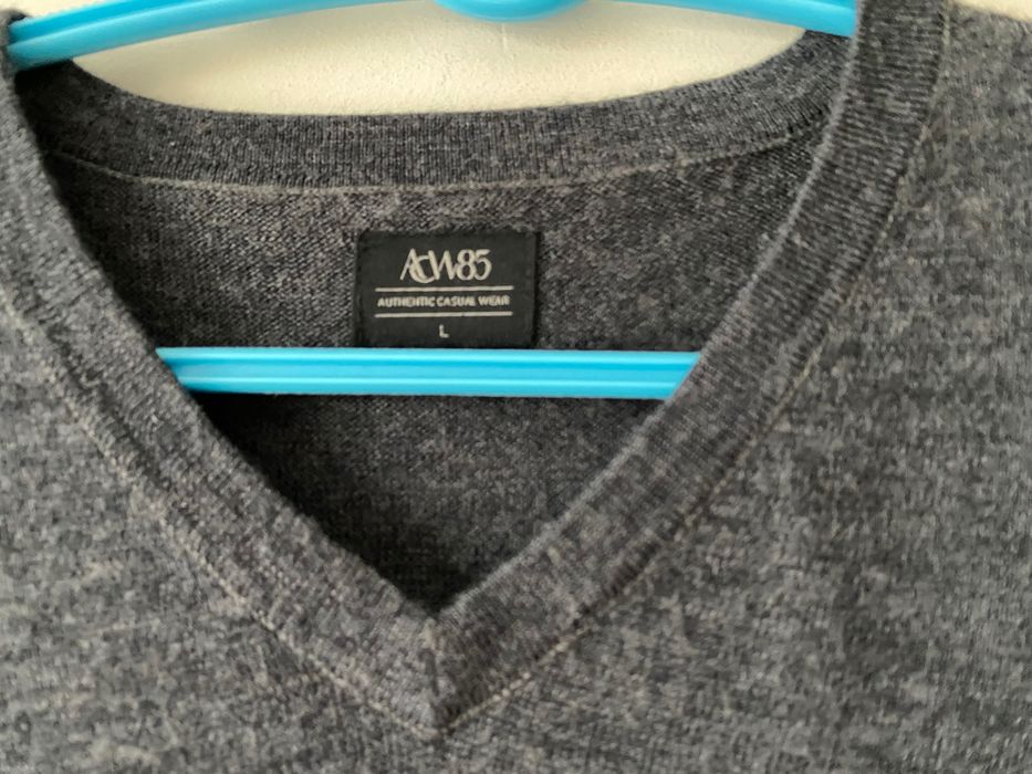 Sweter 100 % wełna merino * rozm L * mięciutki