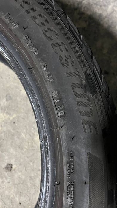 Комплект літньої гуми 215/50/18 Bridrestone