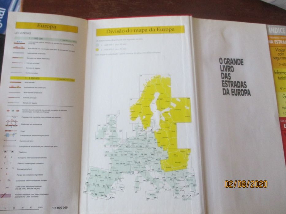 O grande livro das estradas da Europa