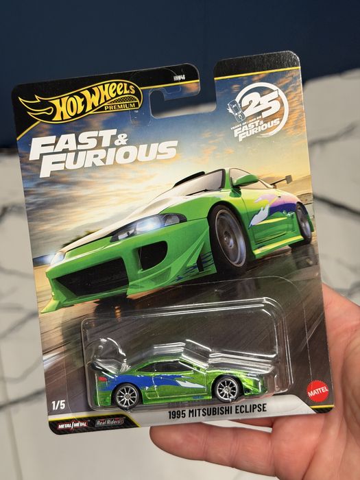 Hot Wheels Premium 1995 Mitsubishi Eclipse CHASE 25 yrs Fast & Furious