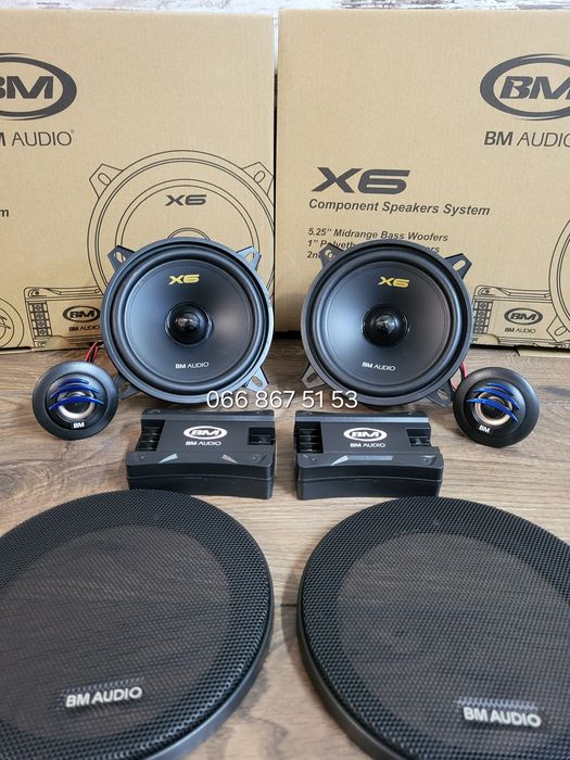 13см Boschmann F-528-X6/компонентні динаміки в авто/колонки