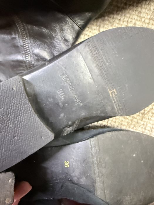 Сапоги натуральная кожа и замша осенние 36 размер даром