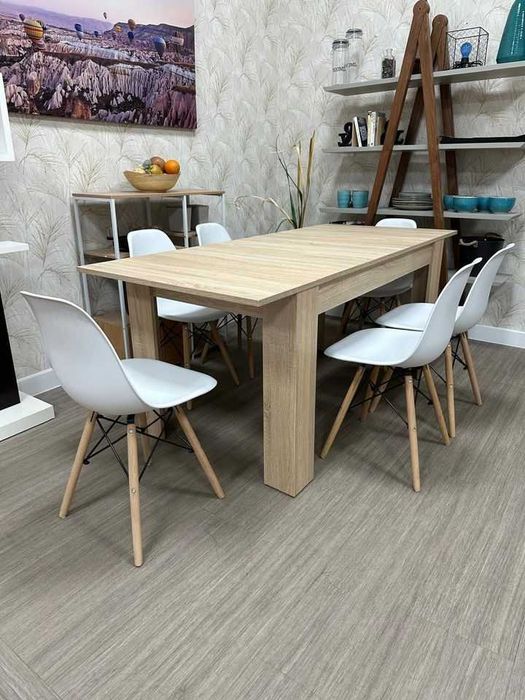 MESA EXTENSIVEL + 4 OU 6 CADEIRAS NOVO ENVIO GRATUITO A TODO O PAIS PAGA NA ENTREGA
