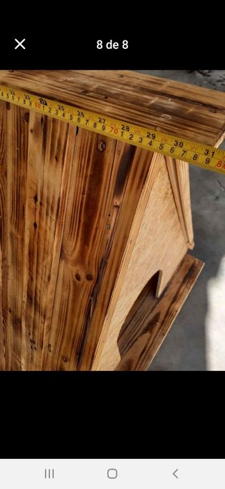 Casota para cães em madeira