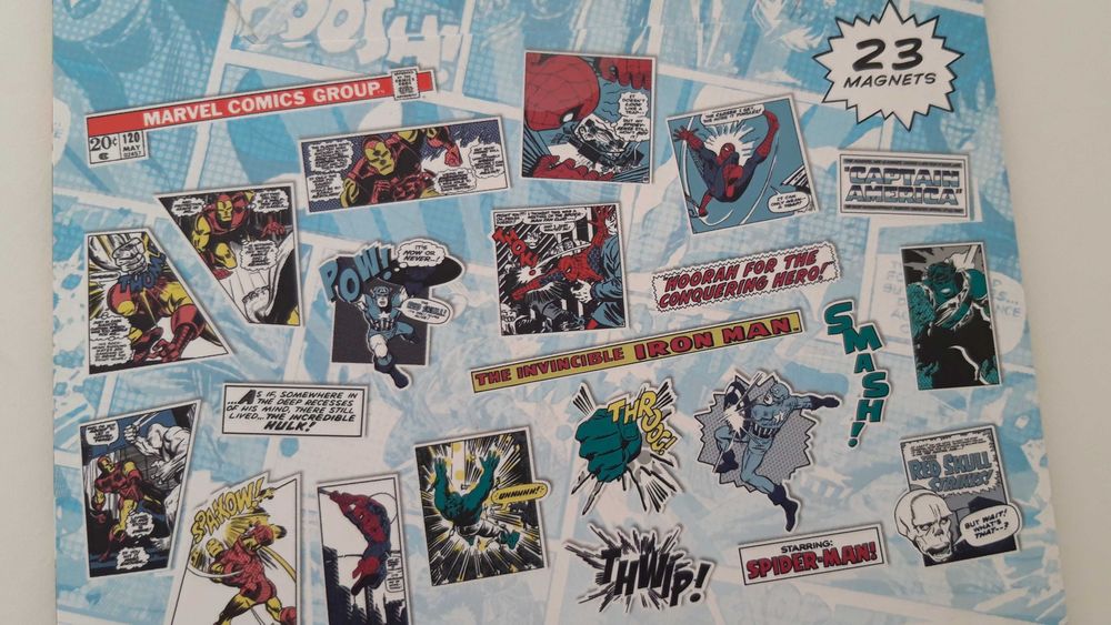 Conjuntos de imanes MARVEL Comics - Artigo NOVO.