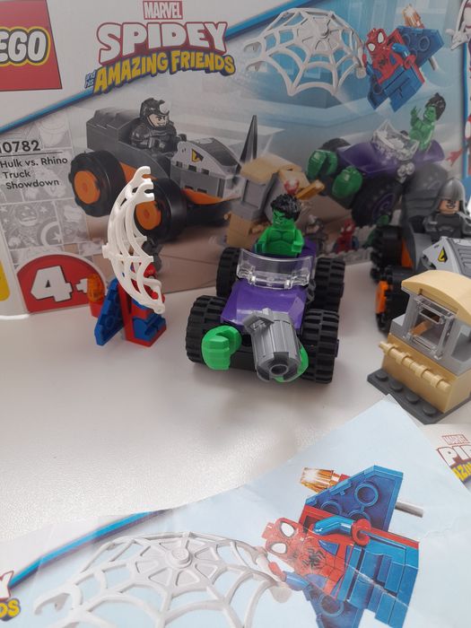 Lego Super Heroes Сутичка Халка та Носорога на вантажівках 10782