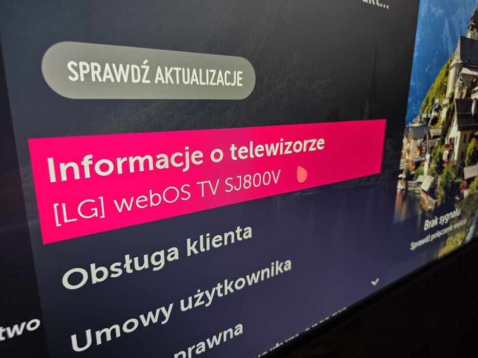 LG webOS TV SJ800V 55 cali