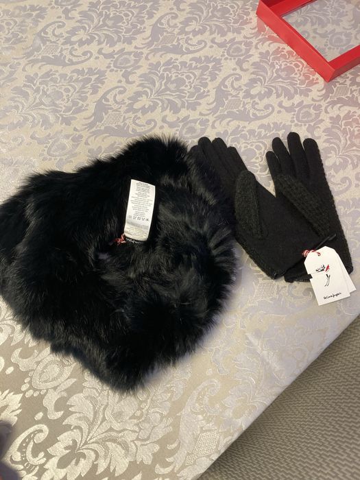 Luvas e gola de pescoco