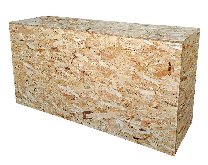 Modular Wooden Counter OSB 150 cm, 200 cm or 250 cm