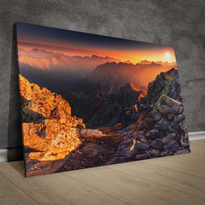 Piękne obrazy ścienne na płótnie Canvas 360G AUTORSKIE TATRY WYSOKIE