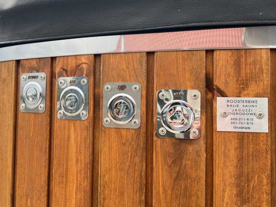 Balia bania jacuzzi termo pokrowiec gratis 4-6 osób piec zewnętrzny