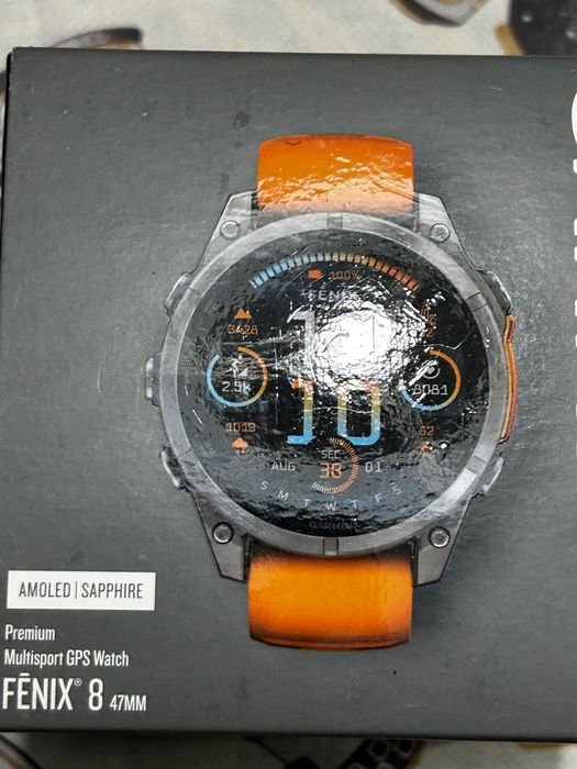 Troca relojio Garmin Fenix8 Amoled -Sapphire .para garmin fenix 8-nogmal