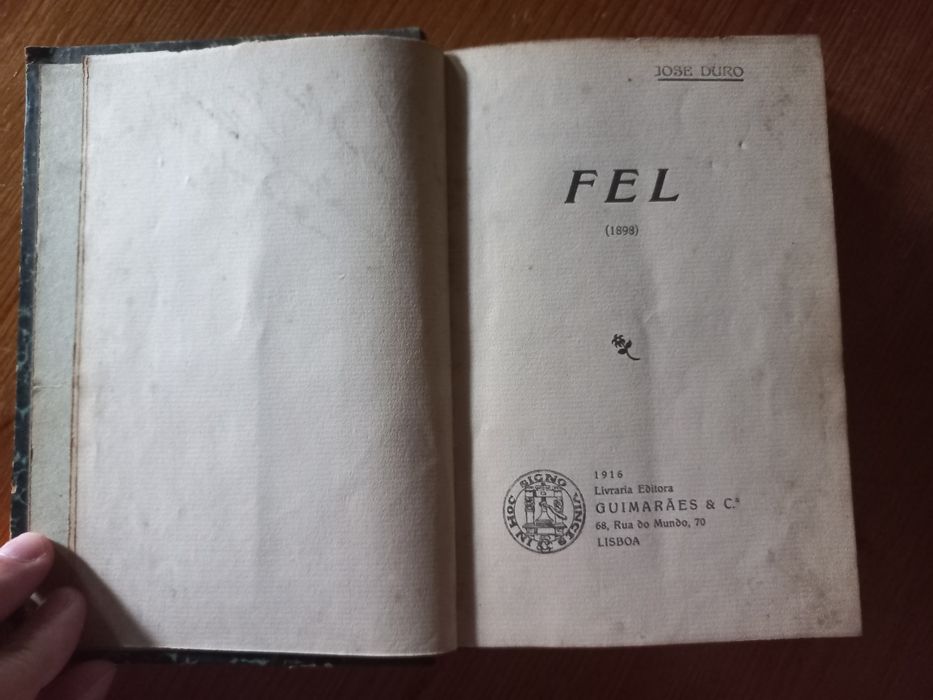 Livro fel jose duro