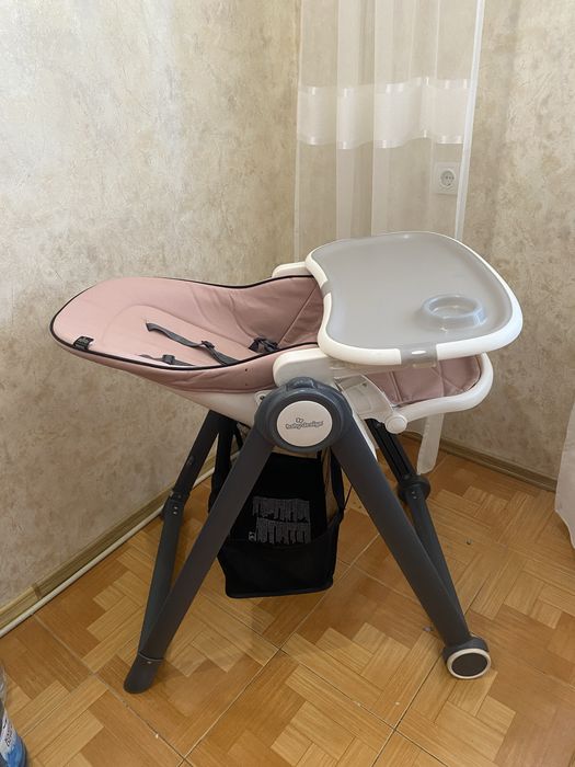 Стільчик для годування Baby Design | регулювання висоти | 5-точковий ремінь