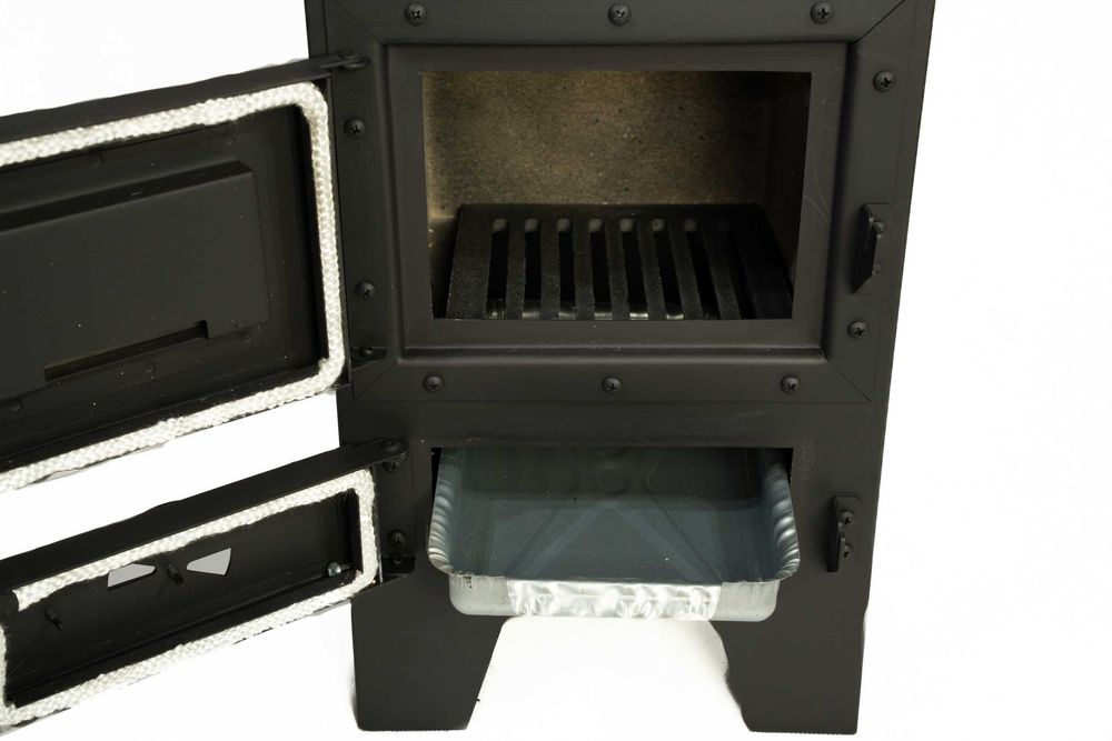 PIEC szamotowy z szybą koza kominek stalowy POLSKI EKOPROJEKT 2022