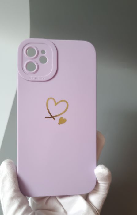 Etui do iPhone 11 6,1" Plecki z nadrukiem serc, cienkie, miękkie case