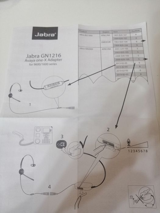 Jabra adapter gn1216